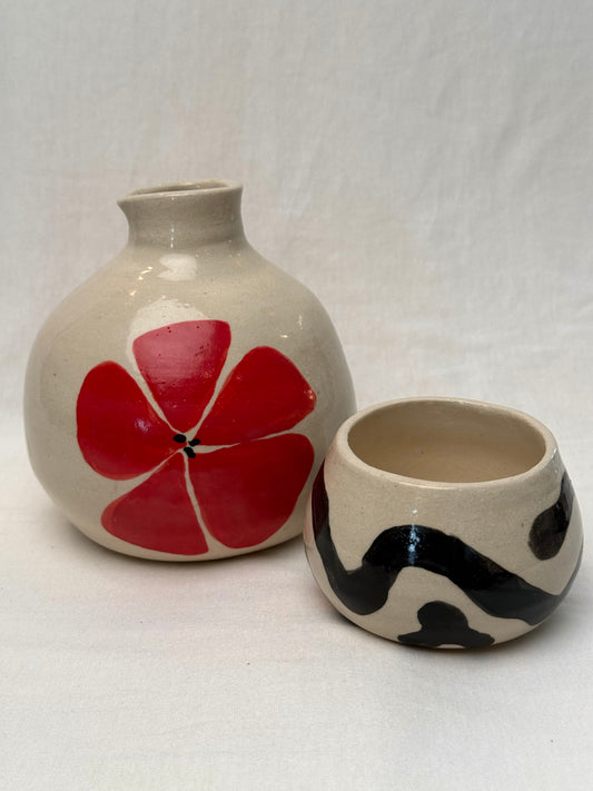 Funky Floral Carafe Set