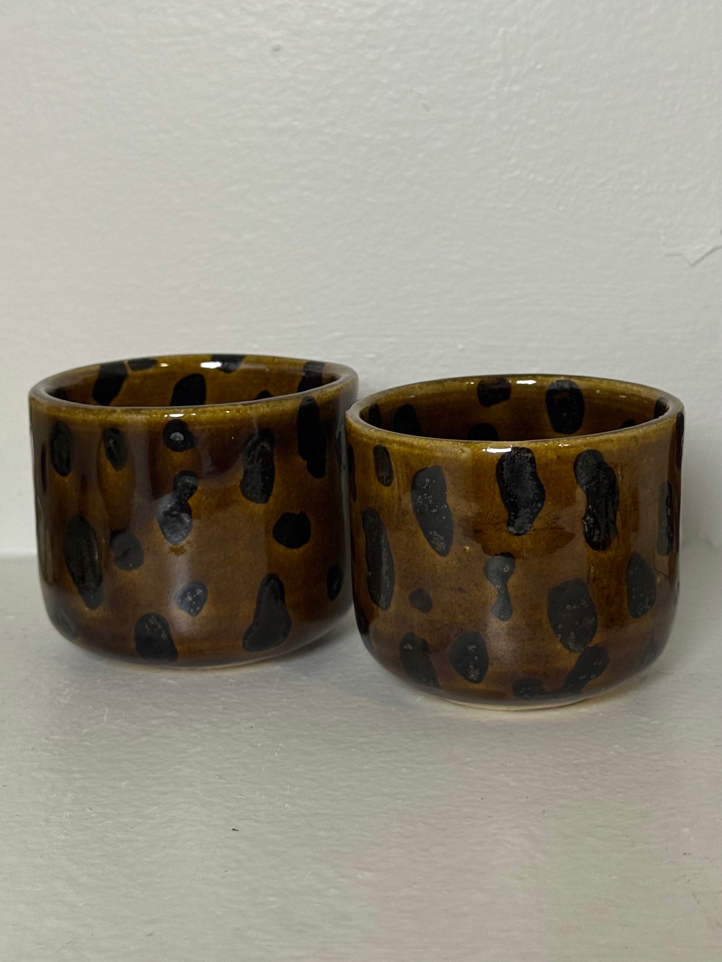 Tortoise Shell Espresso Cup Set