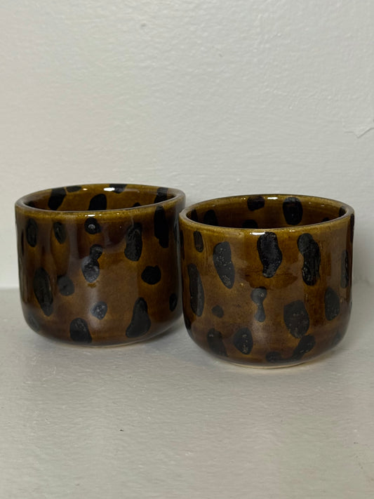 Tortoise Shell Espresso Cup Set