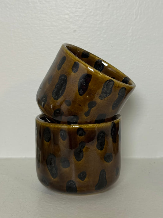 Tortoise Shell Espresso Cup Set